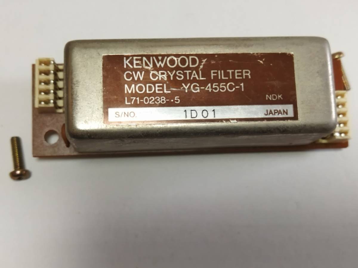 YG-455C-1 Kenwood - CWフィルター Yahoo!オークション KENWOOD CW