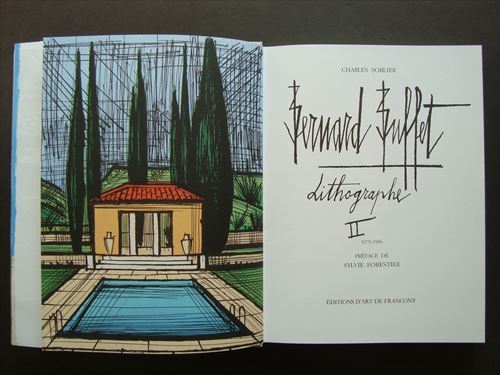 21264◇ベルナール・ビュッフェ リトグラフ レゾネ 2(Bernard Buffet