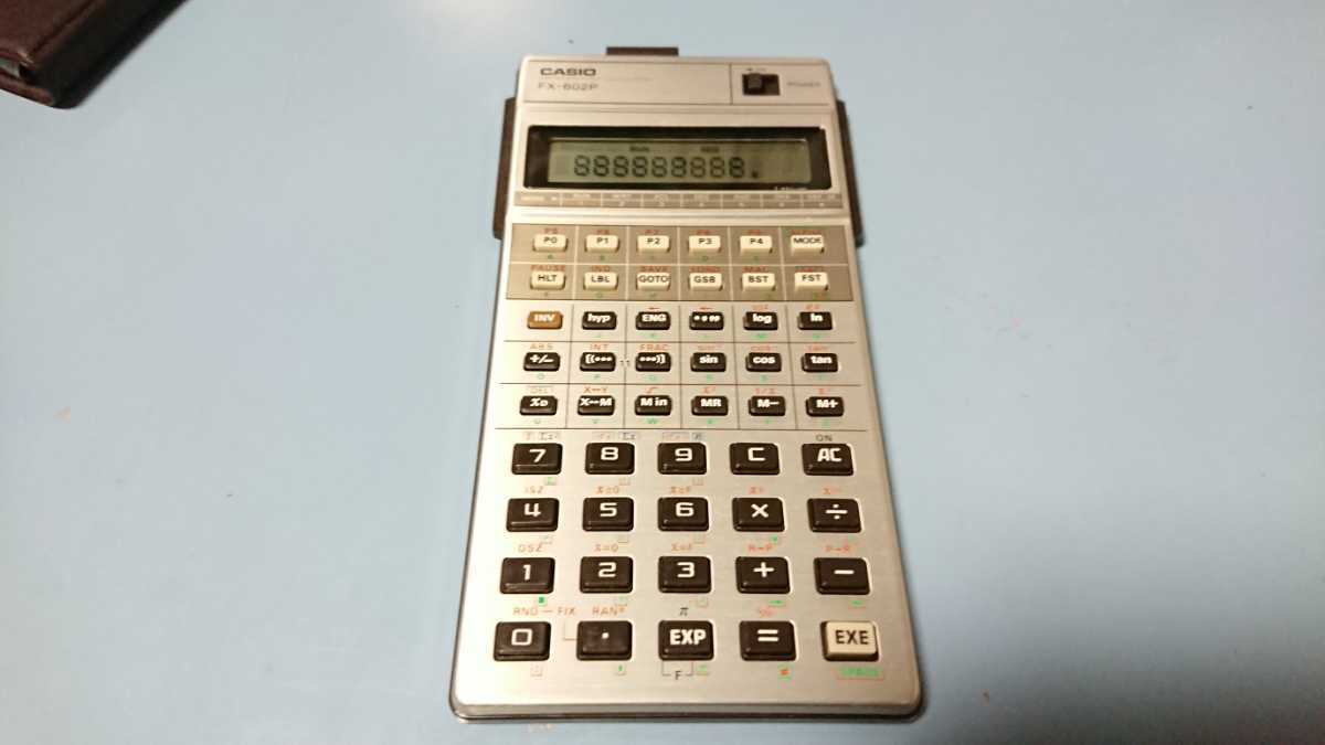 Casio カシオ プログラマブル 関数電卓 Fx 602p 動作ok 希少品 良品 送料無料 Www Amrapalihotel Com
