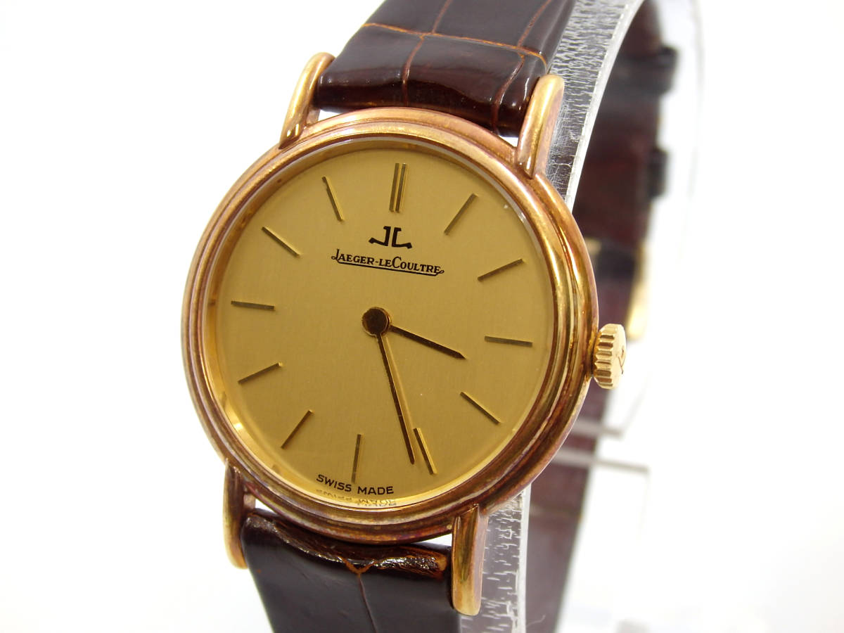 G33937 JAEGER-LECOULTRE ジャガールクルト レディース 腕時計【不動 