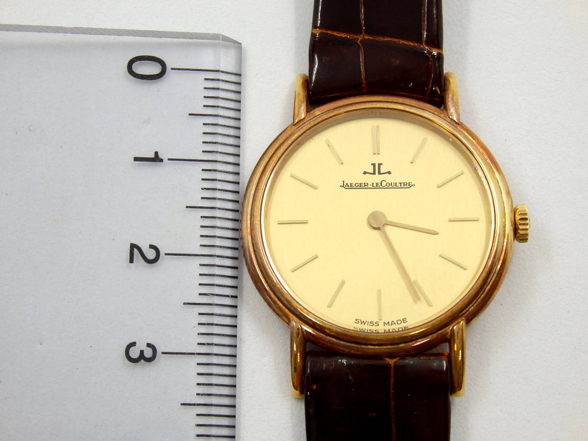 G33937 JAEGER-LECOULTRE ジャガールクルト レディース 腕時計【不動 