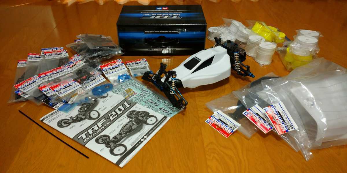 タミヤ TAMIYA 1/10RC TRF201 オプション・予備部品多数有り 組み立て