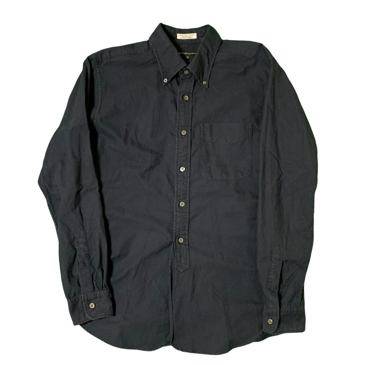 Engineered ENGINEERED GARMENTS Duffle A-1 アメリカ製 ENGINEERED GARMENTS エンジニアードガーメンツ シャツ ボタンダウンシャツ 長袖シャツ USA製 アメリカ製 ネイビー Sサイズ 古着 SHIRT