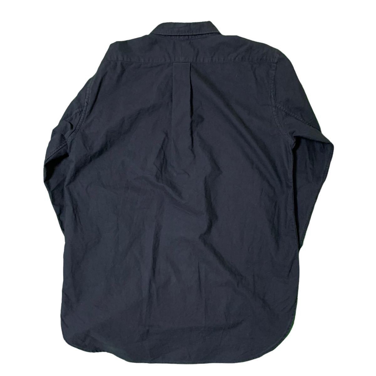 Engineered ENGINEERED GARMENTS Duffle A-1 アメリカ製 ENGINEERED GARMENTS エンジニアードガーメンツ シャツ ボタンダウンシャツ 長袖シャツ USA製 アメリカ製 ネイビー Sサイズ 古着 SHIRT