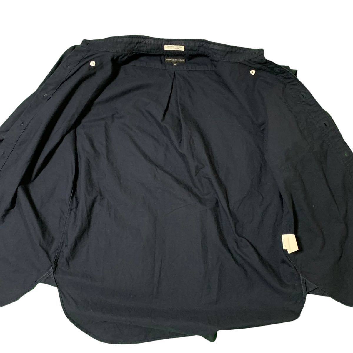 Engineered ENGINEERED GARMENTS Duffle A-1 アメリカ製 ENGINEERED GARMENTS エンジニアードガーメンツ シャツ ボタンダウンシャツ 長袖シャツ USA製 アメリカ製 ネイビー Sサイズ 古着 SHIRT