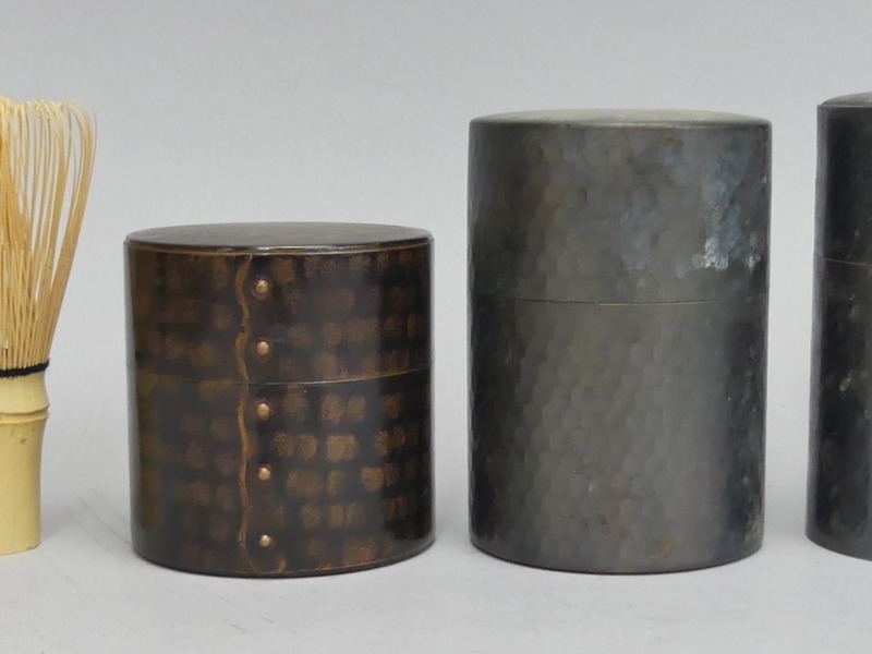 sz94 西山堂 茶筒 茶壺 いぶし銀 銅茶壺 煎茶器 茶道具 まとめて