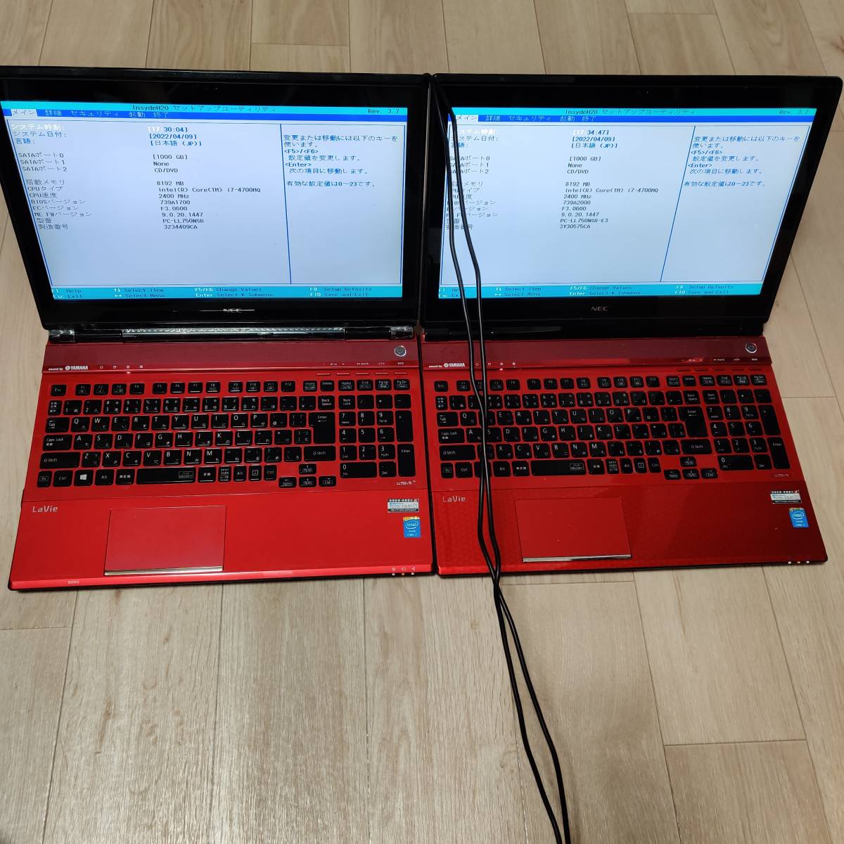 NEC PC-LL750/C(PC-LL750CS6R)　ジャンク X365L9】NEC LaVie PC-LL750NSR PC-LL750NSR-E3 corei7-4700MQ 8GB 1TB