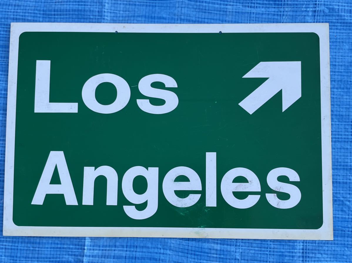 ビンテージ 道路標識 フリーウェイ LosAngelesロサンゼルス(看板