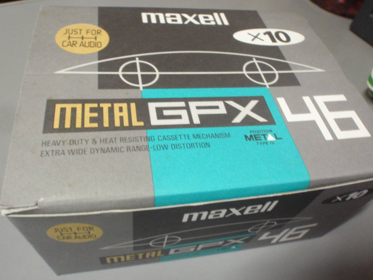  maxell metal GPX 46 METALPOSITION １０本セット カセットテープ マクセル メタル(記録媒体)｜売買されたオークション情報、yahooの商品情報をアーカイブ公開 - オークファン 記録媒体