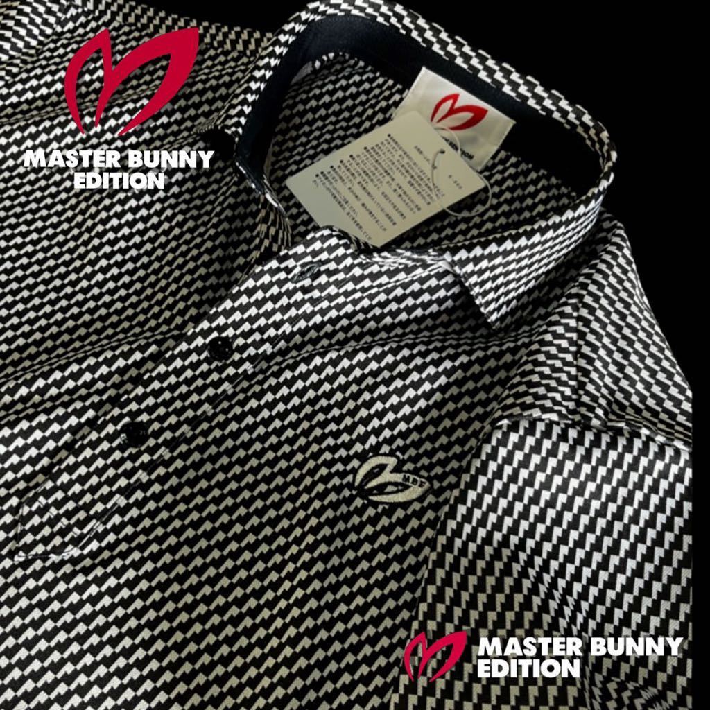 超激得，大得価 本物 26806247 PEARLY GATESパーリーゲイツ/マスターバニー 稀少7 サイズ3L 超 最新 幾何柄ジャカード 半袖ポロシャツ カッコイイ(パーリーゲイツ)｜売買されたオークション情報、yahooの商品情報を シャツ