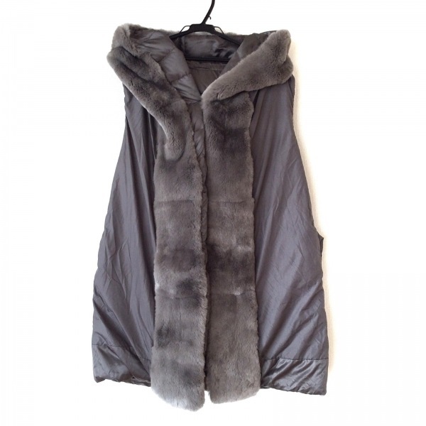 マックスマーラ Max Mara ダウンベスト サイズ38 S - グレー 