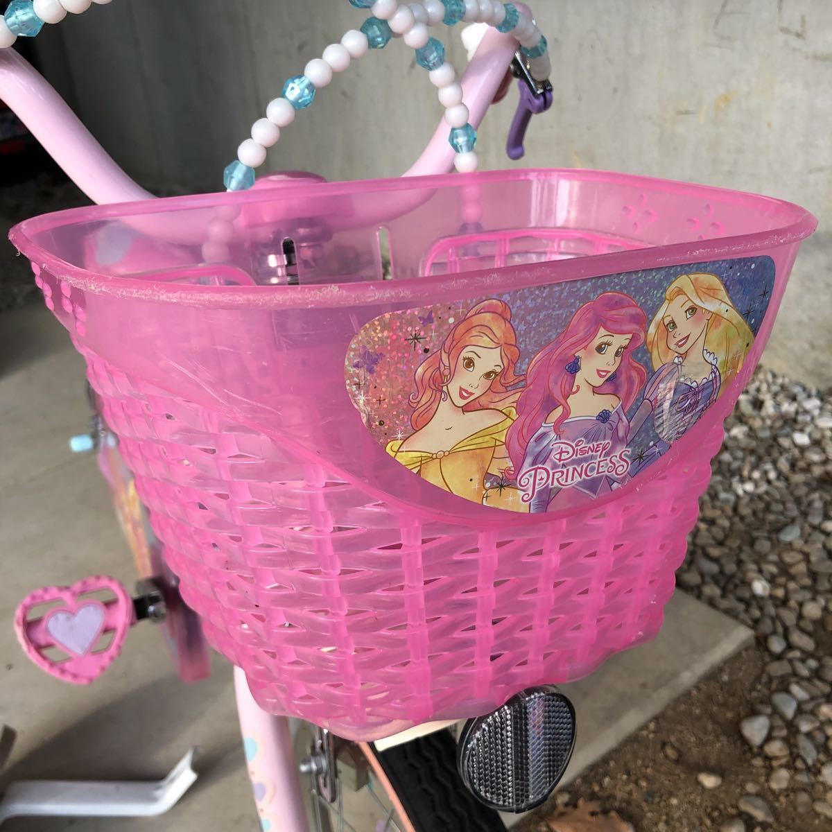 ディズニープリンセス 子供用自転車 キッズバイク 16インチ 屋内保管 
