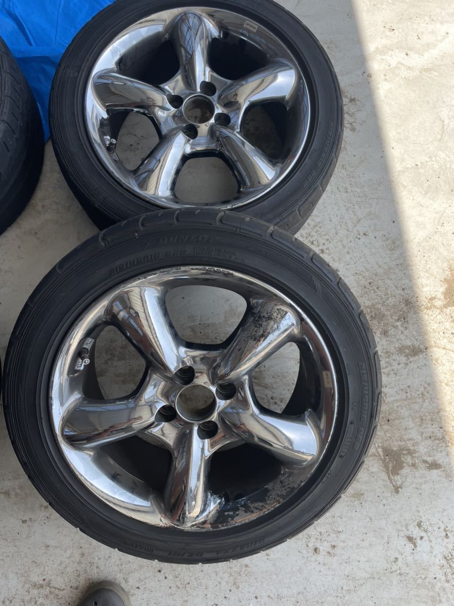 ワークWORK グッカーズ16インチ7Jプラス42 PCD100 4H 225/45R16 4本MR-Sで使用当時物 ?