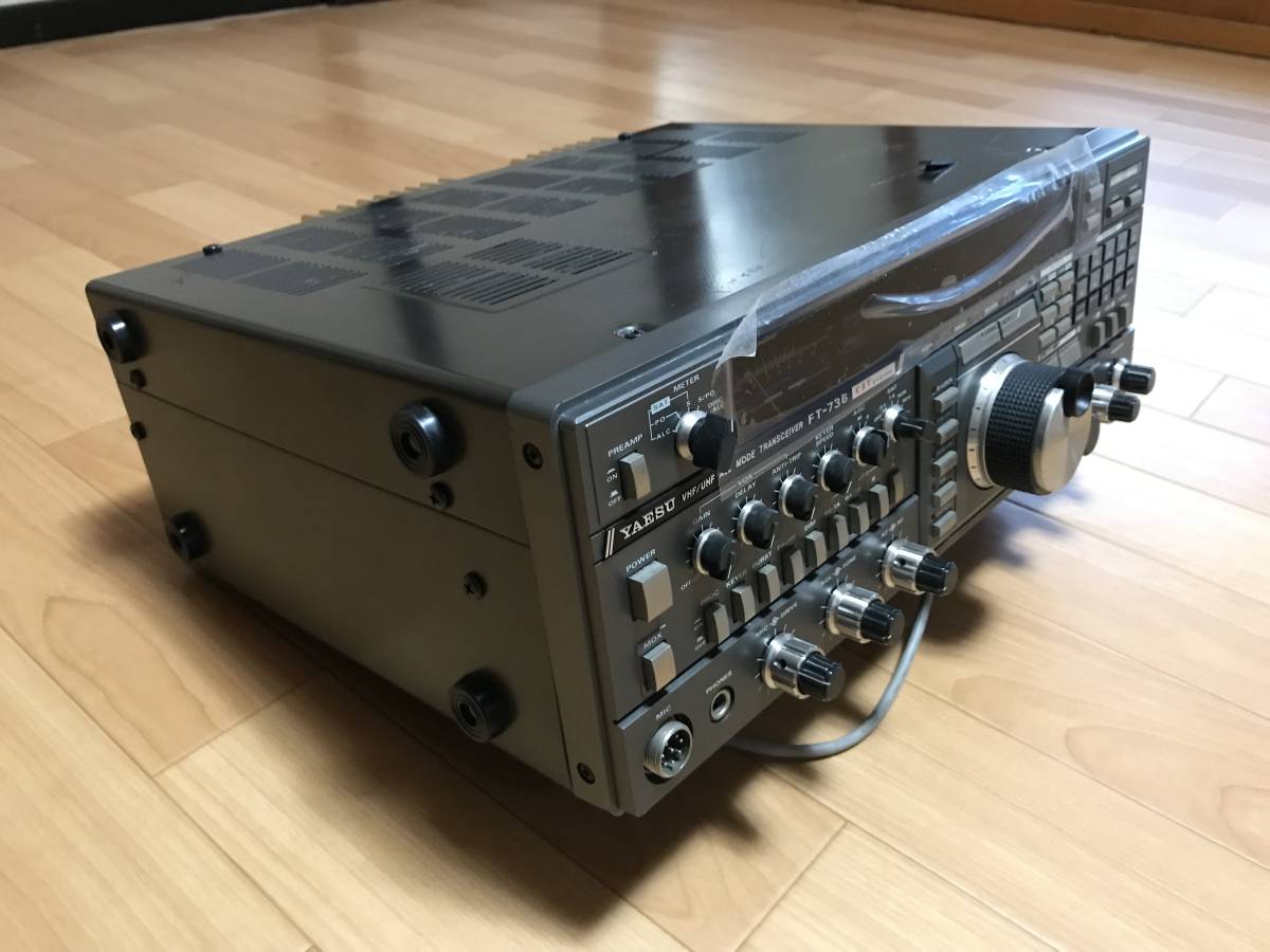 Yaesu FT-736 現用機（4バンド実装） FT-736 YAESU ヤエス ともに致命的な