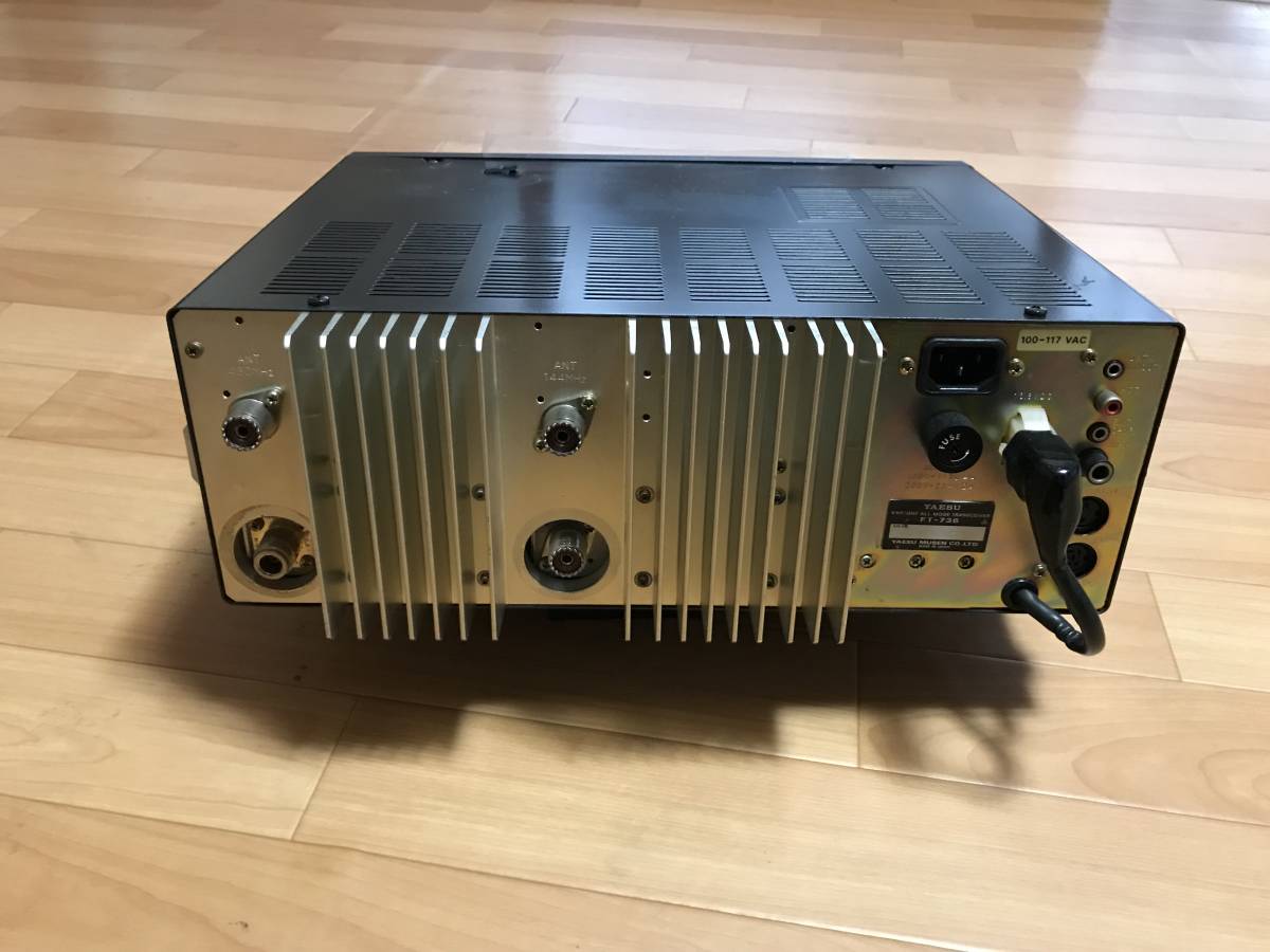 Yaesu FT-736 現用機（4バンド実装） FT-736 YAESU ヤエス ともに致命的な