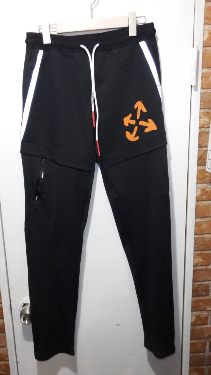 【人気，大得価】 OFF-WHITE オフホワイト 21AW ACTIVE SPORTS TROUSERS WITH OVERLAY EFFECT OMVG016I21FAB001 black sizeS FK(その他)｜売買されたオークション情報、yahooの商品情報をアーカイブ公開 - オークファン その他