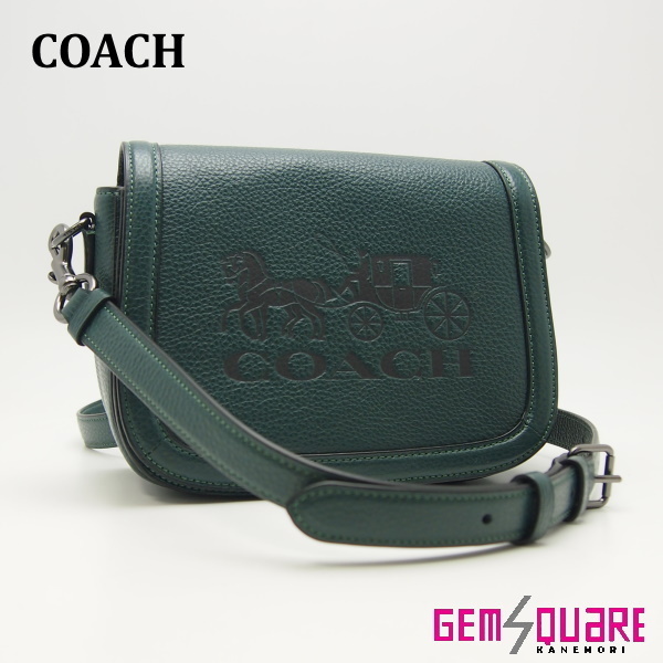 【izumishigeo様専用】COACH コーチ ホース&キャリッジ C4058 ショルダーバッグ グリーン 未使用品【質屋出店】