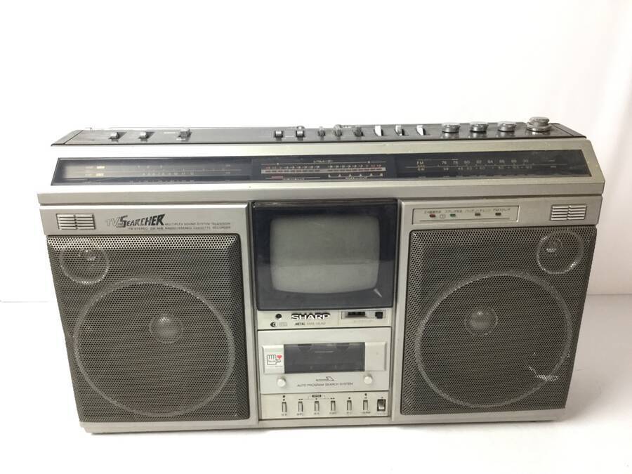 SHARP 5P-R2U ラジカセ ラジオ カセット テレビ 昭和レトロ Yahoo