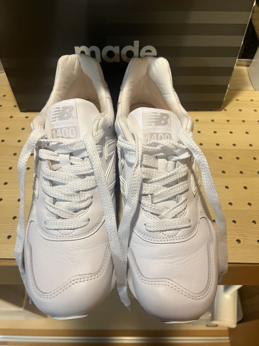 ニューバランス m1400b スニーカー 27.5 ホワイト 白｜27.5cm 