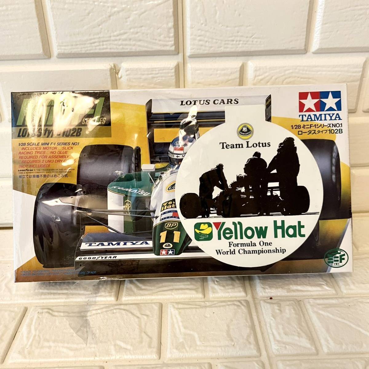 jo13★ 未開封　未組立 希少　タミヤ TAMIYA ロータス102B Mini F1 シリーズ　イエローハット