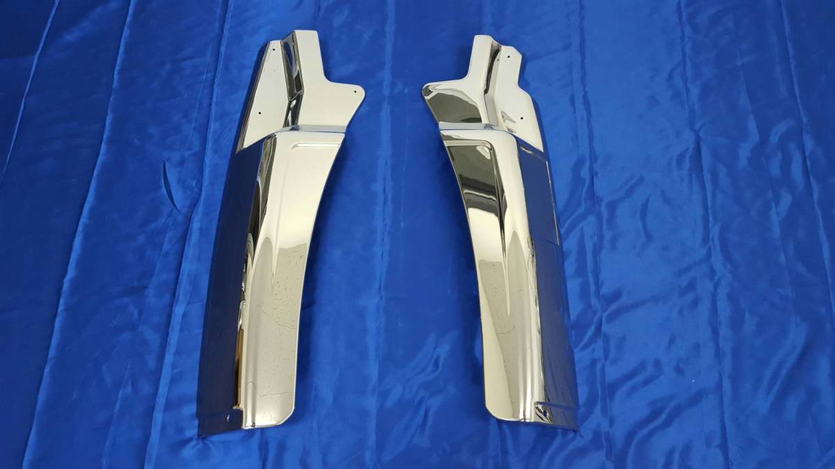 ポ*チ様 送料込み‼️クオン メッキマッドガード 左右セット クオン メッキ フロント マッドガード 左右 1円スタート クオン メッキ