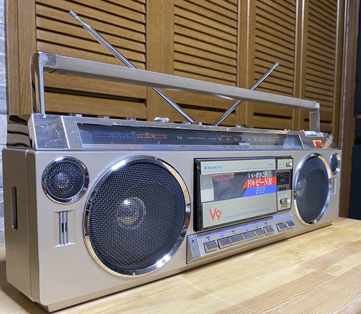 ラジカセ MR-V9 SANYO サンヨー 昭和レトロ Yahoo!オークション レトロ