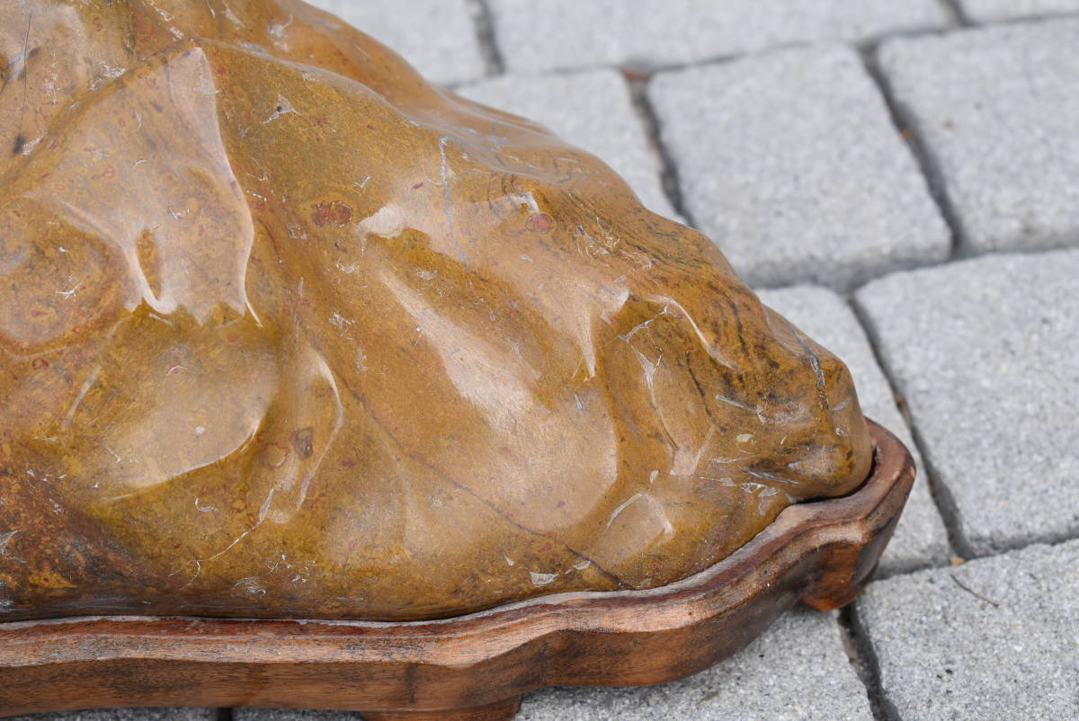 三冬花】鑑賞石 特大約18㎏ 水石 原石 盆石 名石 自然石 天然石 紋石