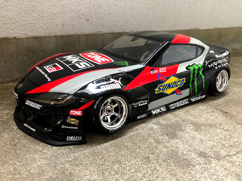 完全再現！斉藤大吾 仕様90スープラ カッティングステッカー ヨコモ