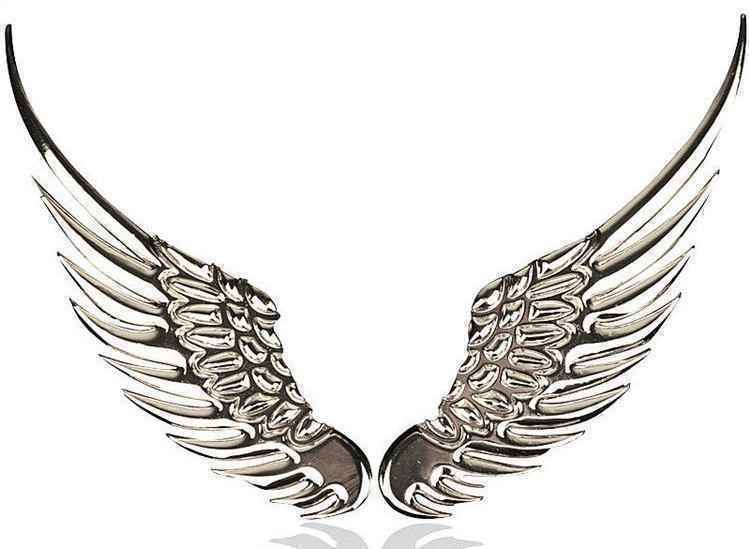 ウイング型 メタルステッカー シルバー 立体 金属製 ウイング 天使の羽根 両面テープ 取付簡単 はね 羽 3d エンブレム 車 汎用 その他 売買されたオークション情報 Yahooの商品情報をアーカイブ公開 オークファン Aucfan Com