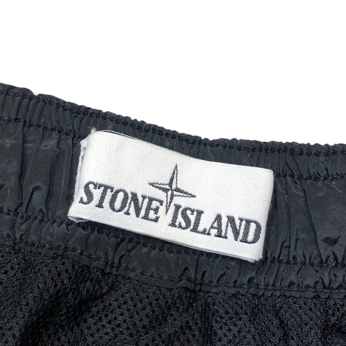 21ss STONE ISLAND logo patch track shorts 7415B0343 ナイロンメタル 