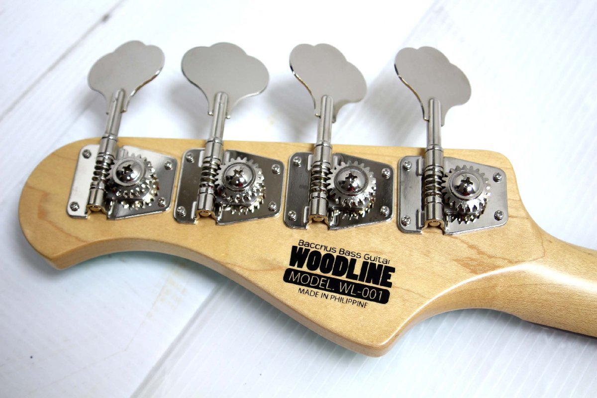 ☆13-4880】Bacchus バッカス WL-001 エレキベース 中古動作品(エレキ 