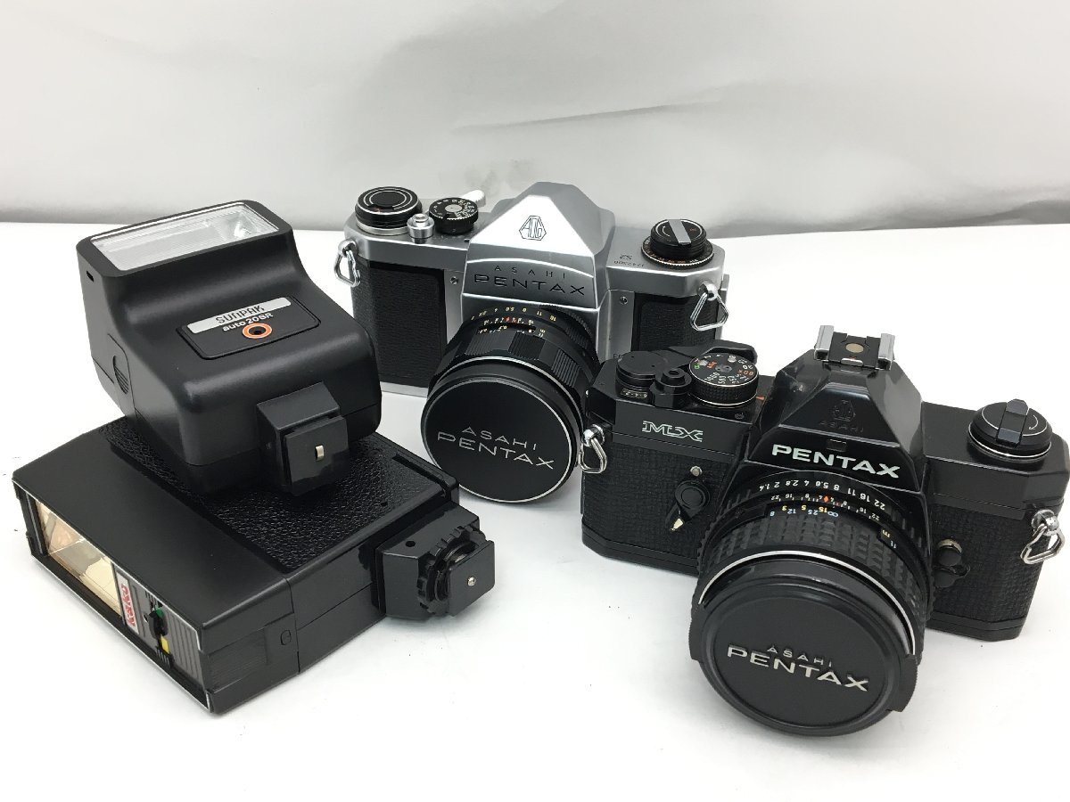 PENTAX S2/MX 一眼レフカメラ 他 フラッシュなど点まとめ ジャンク