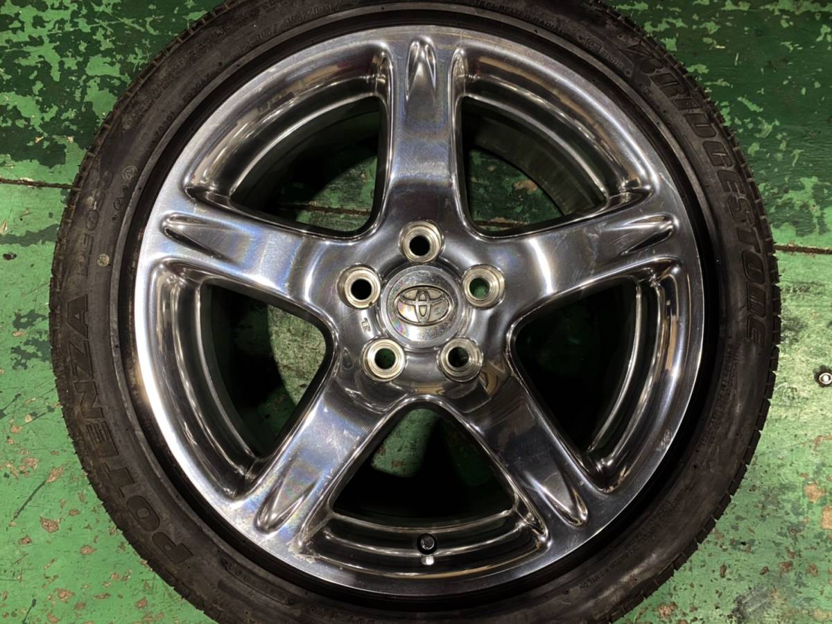 車 JZX161 TOYOTAアリストV300ベルテックスエディション用純正ホイール