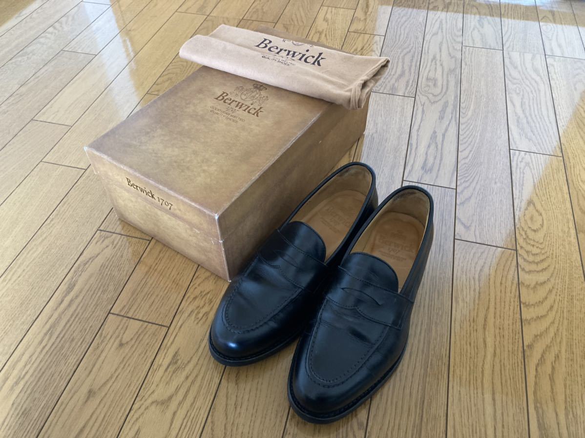 激安大特価，新品 berwick uk 6 1/2 ローファー 箱 袋付き REGAL ローファー(25.0cm)｜売買されたオークション情報、yahooの商品情報をアーカイブ公開 - オークファン 25.0cm