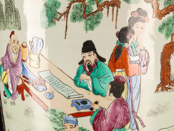 中国美術清朝清時代大清乾隆年製款墨彩粉彩龍