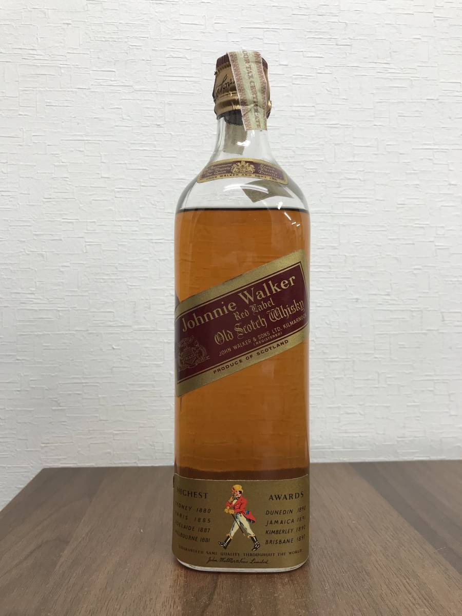 Johnnie Walker Red Label 旧ラベル 特級 1875ml ウイスキー