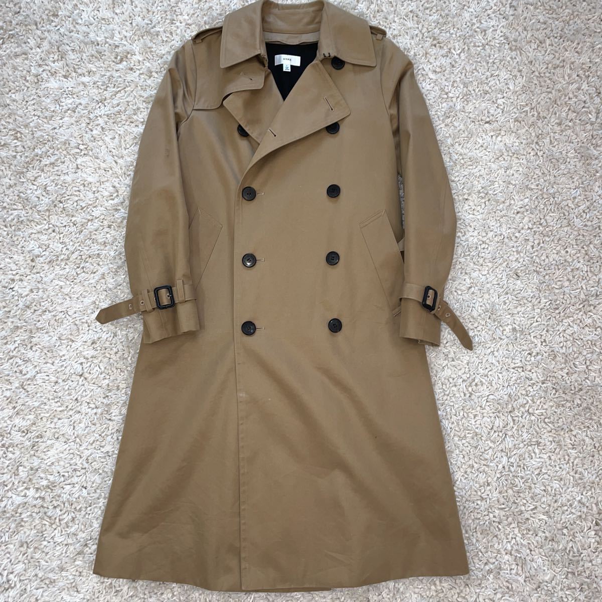 HYKE トレンチコート　ベージュ　サイズ1 美品　ライナー付　2020年　春夏