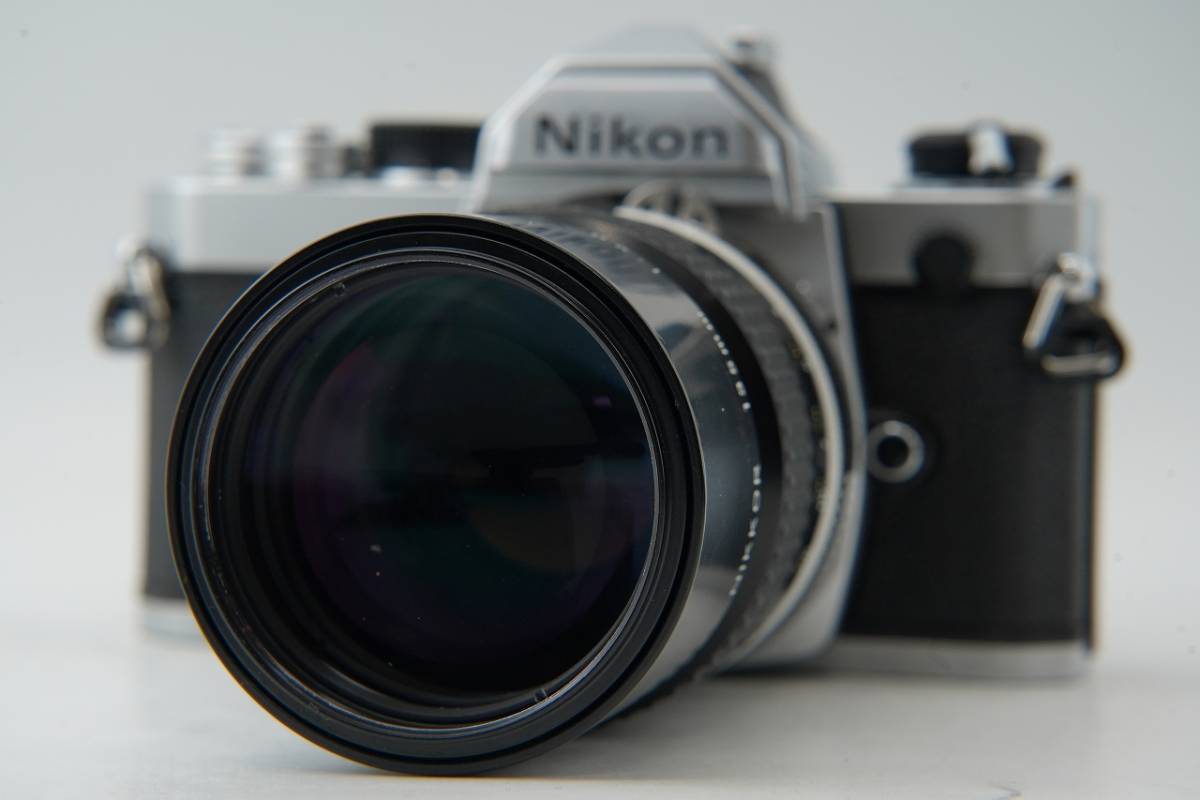 ニコン　Nikon FM ボディ　露出計ok 露出計 動作 【 訳あり品 】 ニコン NIKON FM シルバー Ai NIKKOR