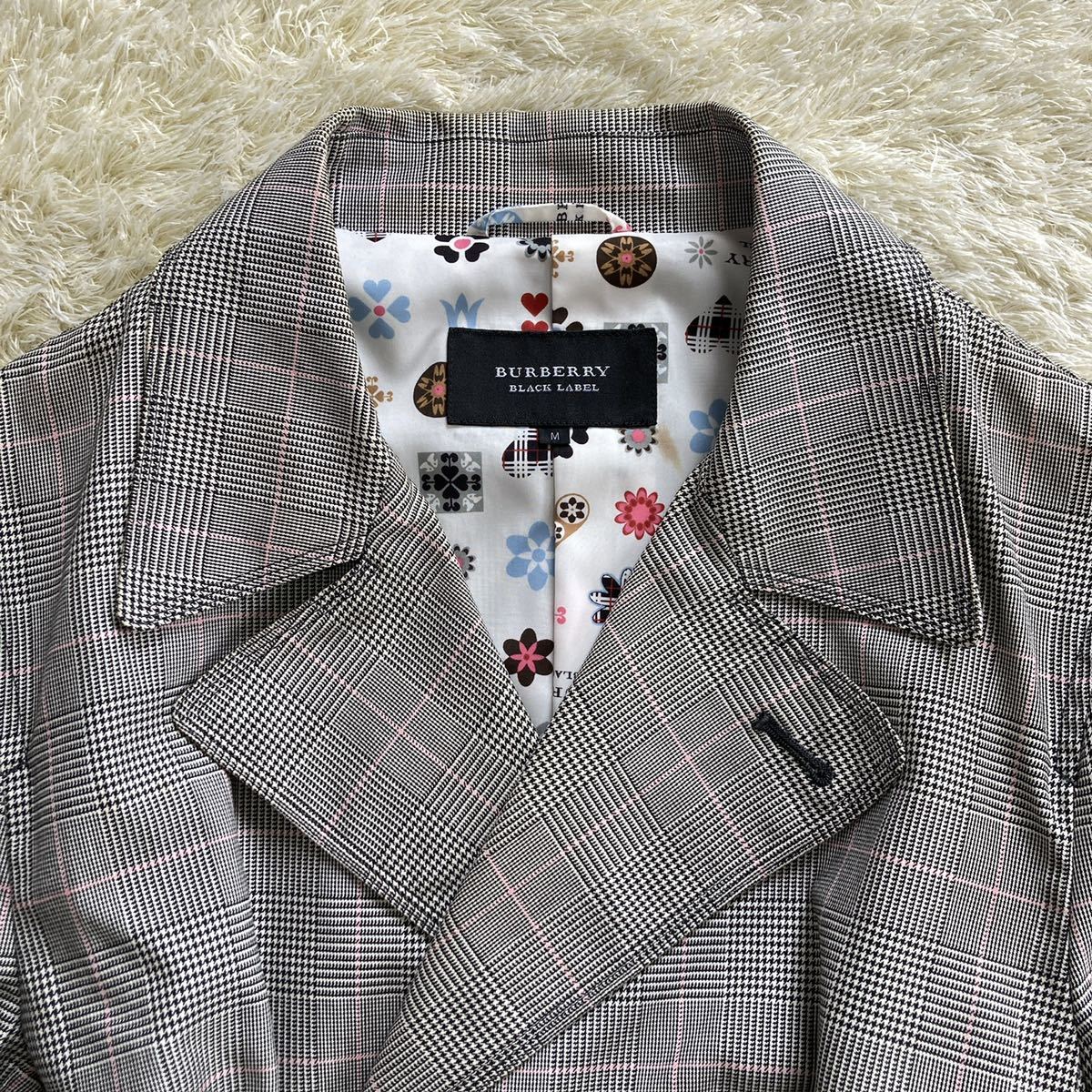 希少デザイン!! バーバリーブラックレーベル BURBERRY BLACK LABEL P 