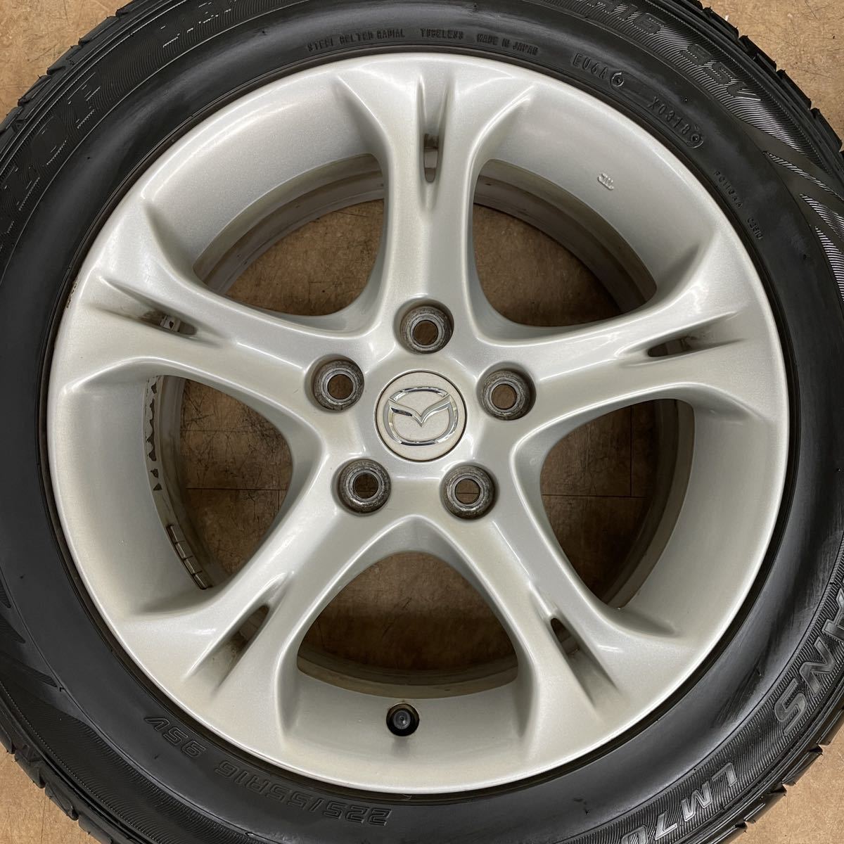 RX-8純正ホイール 225/55R16 ブリヂストンスタッドレス付き