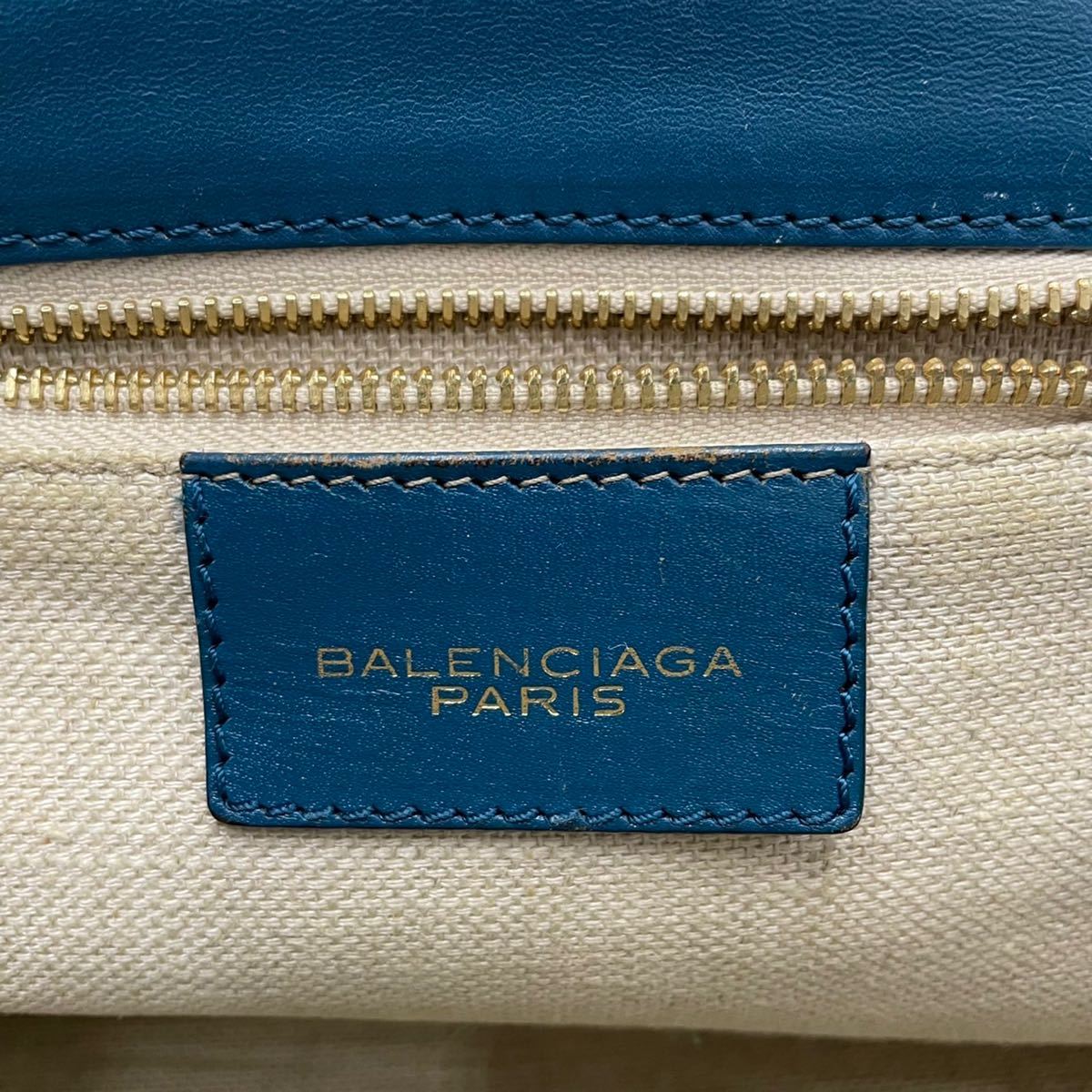 BALENCIAGA city ターコイズブルー 美品/希少カラー》 BALENCIAGA