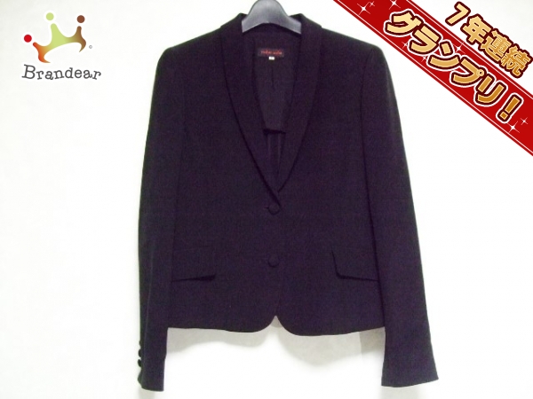 ヨシエイナバ ジャケット 9 レディース 美品 黒 YOSHIE INABA