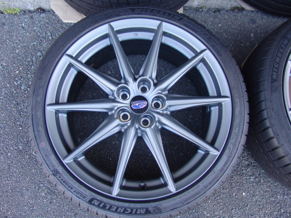 新車外し　トヨタ純正アルミホイール　GR86 18インチ 新車外し トヨタ GR86 純正ホイール1本 18インチ7 5J+48 100-5H マット