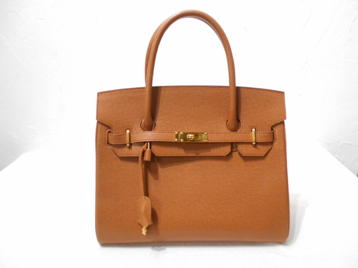 La moda Elegance ラモーダ エレガンス レザー バーキン 型 ハンド 