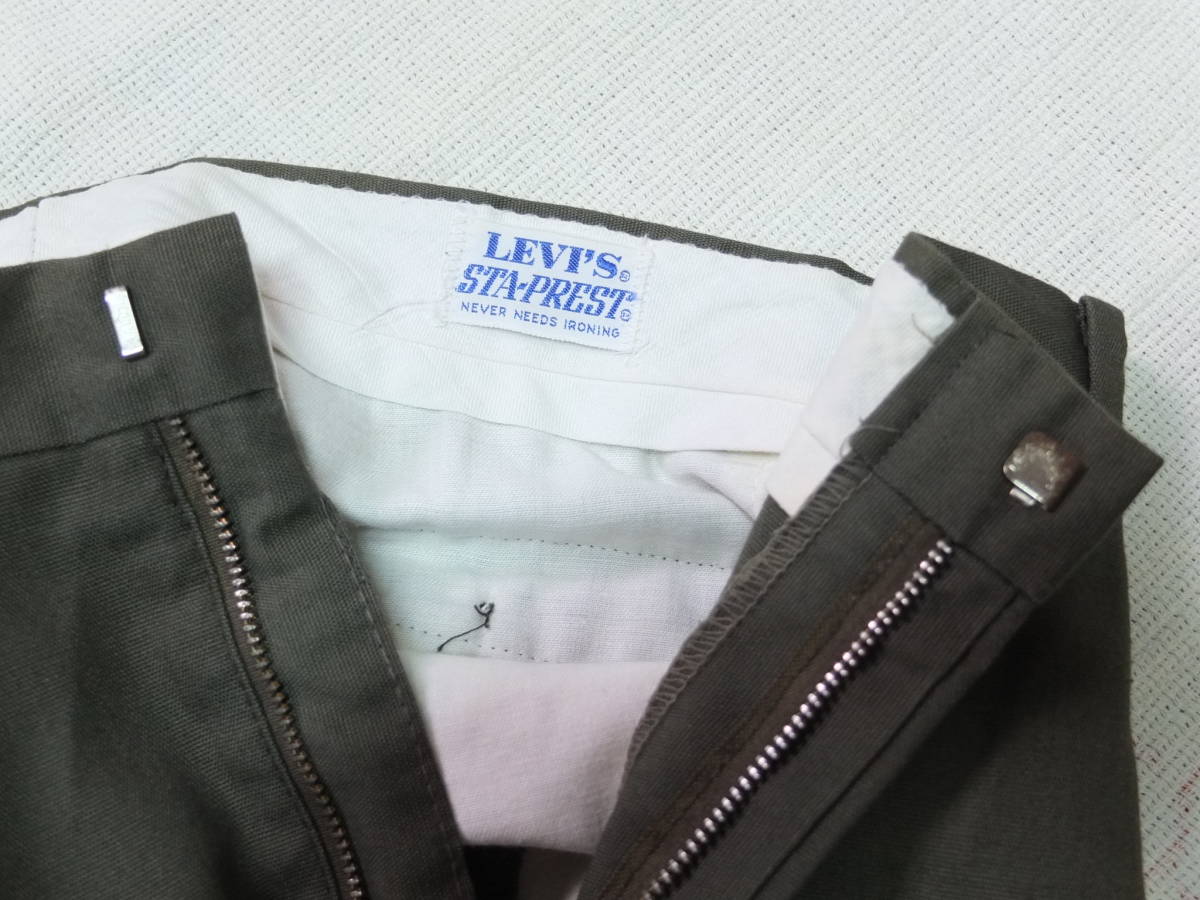  LEVI'S STA-PREST made in USA リーバイス スタプレスト ヴィンテージ オリーブ グリーン(その他)｜売買されたオークション情報、yahooの商品情報をアーカイブ公開 - オークファン その他