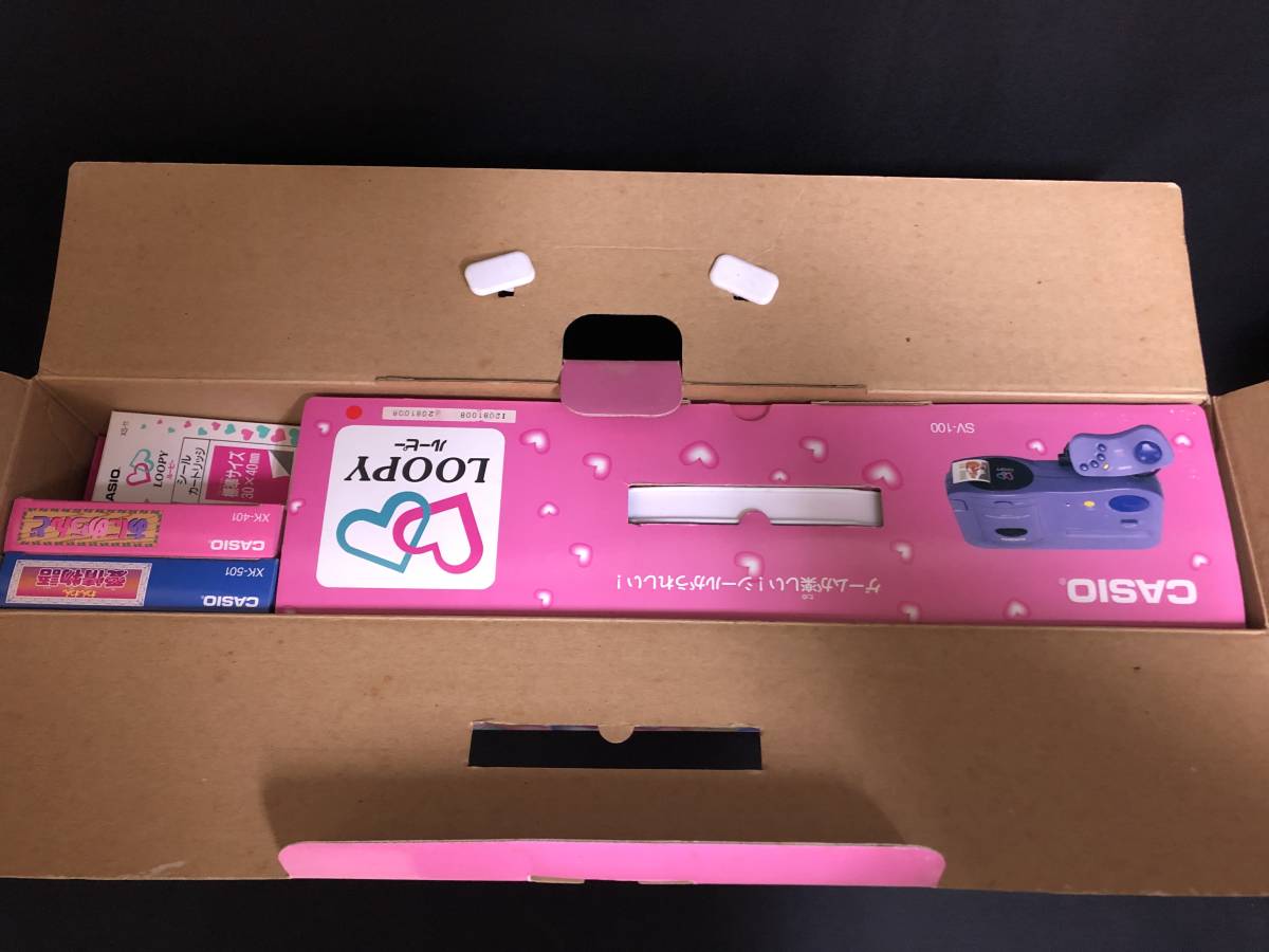 デットストック 未使用品 CASIO ルーピーセット SV-100SET B (テレビ 