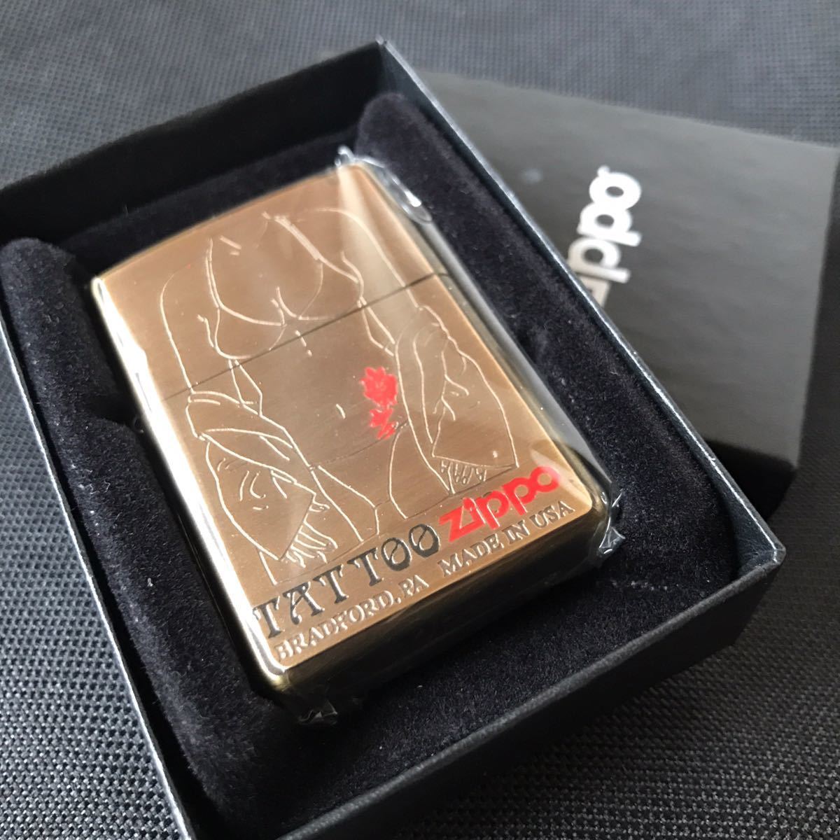 Zippo SEXY セクシー GIRL TATTOO レッグタトゥー TATTO タトゥー 公式通販 ZIPPO Sexy - zippo タトゥーの通販 銀イブシ Lighter