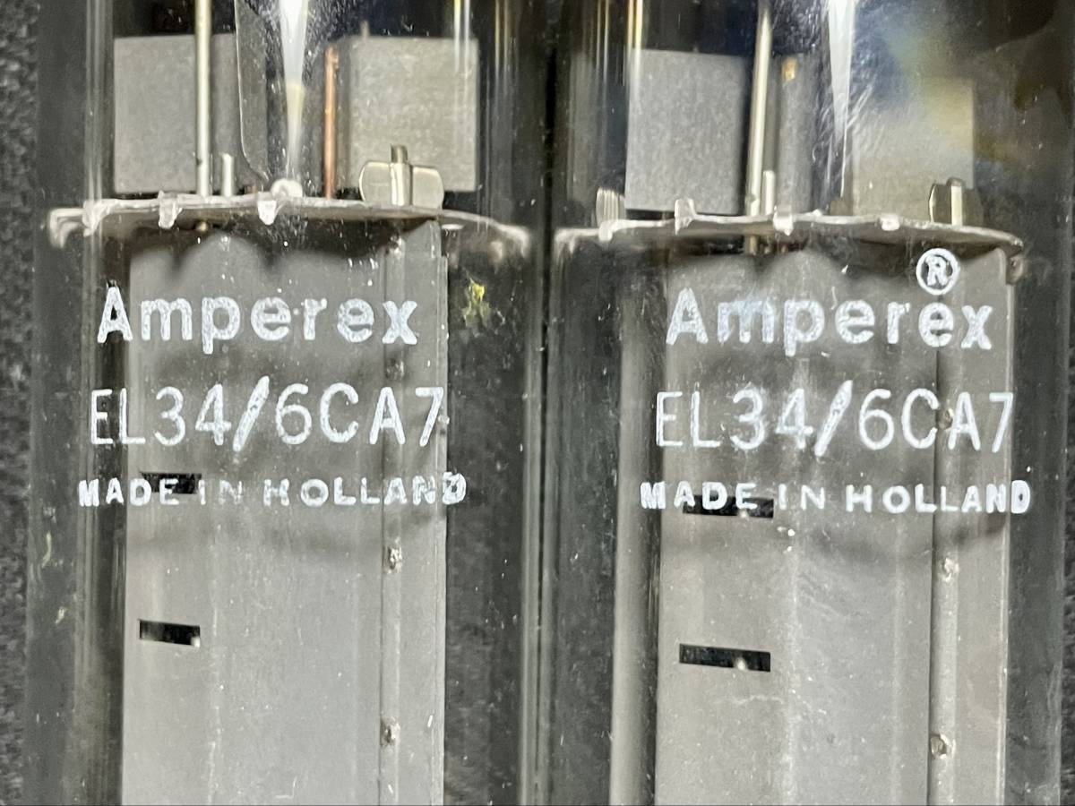 AMPEREX！真空管 EL34/6CA7 中古 2個セット！！56/57(ギターアンプ