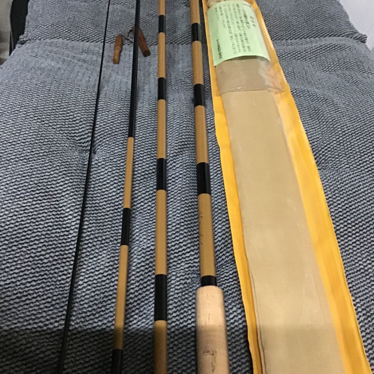 珍しいサクラ並継テンカラ竿 別仕立 せきれい 3.15m 美品(渓流竿
