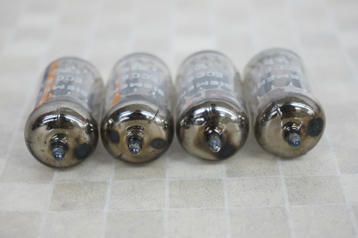 SK] 未使用品 SIEMENS シーメンス ECC83 真空管 マッチド 4本セット 元